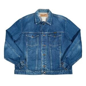 Y2K Wrangler Western Denim Jacket Men’s XL